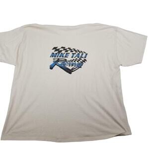 Men's Mike Tali Racing Tan T-Shirt Size 3XL Drag Racing